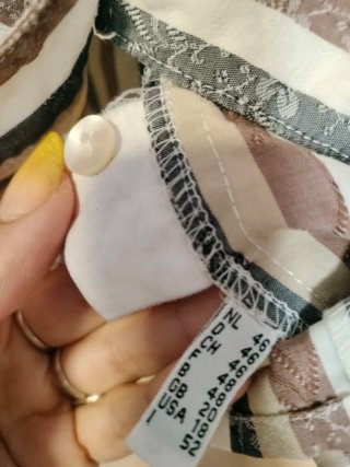Camisa vintage retro a rayas