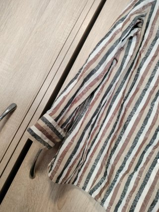 Camisa vintage retro a rayas
