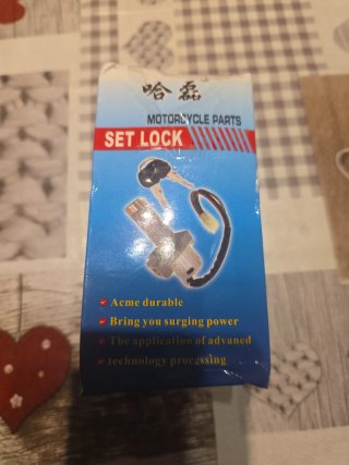 Cerradura para moto con llaves