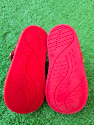 Zapatos Bambinos Piel Roja Talla 20