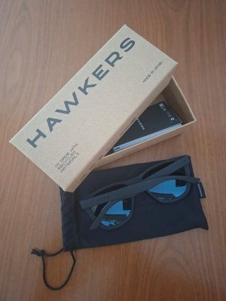 Gafas de Sol Hawkers Negras y Azules
