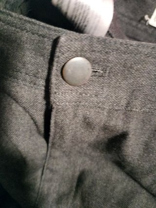 Pantalón Mango gris acampanado liso