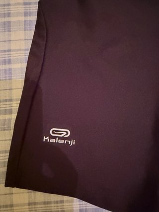 Mallas deportivas negras con bolsillo talla L