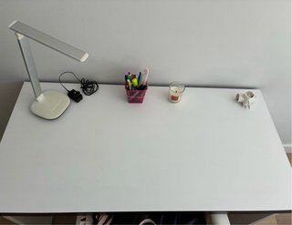 Mesa de estudio laminado blanco