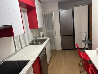 Cocina Completa Roja y Blanca