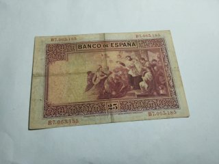 25 Pesetas Banco de España 1926
