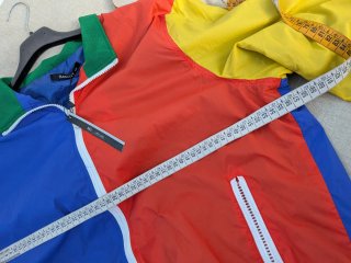 Cortavientos Rains Color Block Vintage 90s