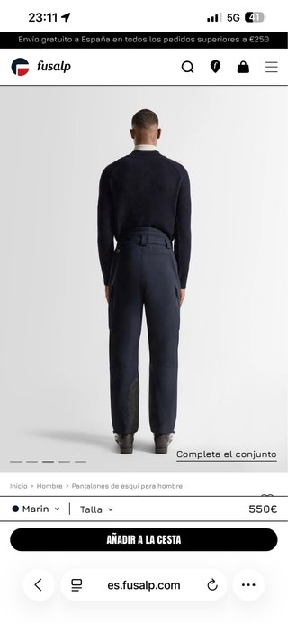 Fusalp T.44 Pantalones de esquí ARPIXO. Marino