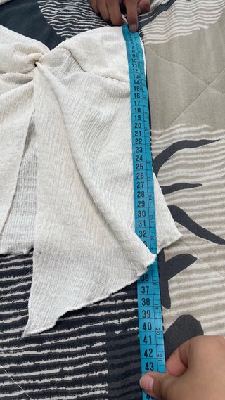 Top Bershka Blanco Talla XS