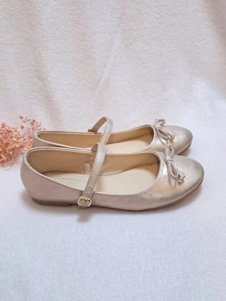 Bailarinas Lefties niña talla 34 doradas