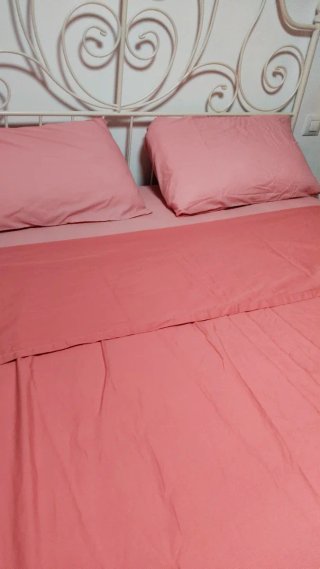 Juego Sábanas Cama 160 Rosa