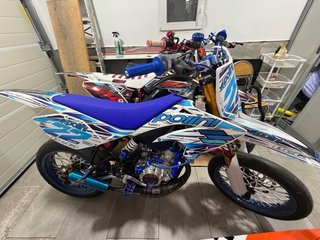 Beta 100fast Supermotard Azul/Blanco