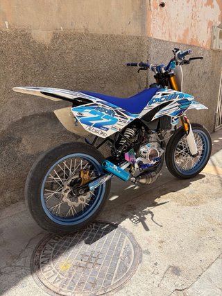 Beta 100fast Supermotard Azul/Blanco