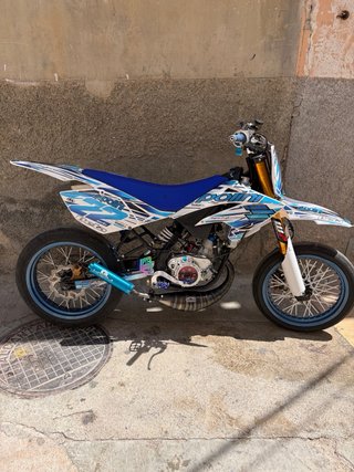 Beta 100fast Supermotard Azul/Blanco