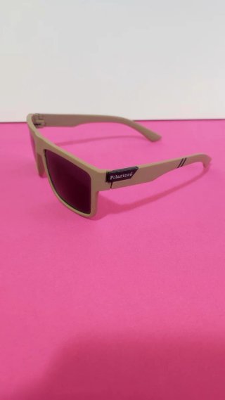 Gafas de sol polarizadas beige y negras