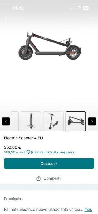 Patinete Eléctrico Xiaomi 4 EU