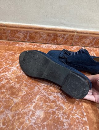 Zapatos de vestir azul marino con cordones