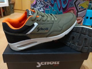 Zapatillas Schott Verde y Naranja