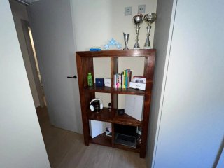Scaffale in teak, 140x90x35