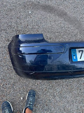 Paragolpes trasero Golf 4 azul