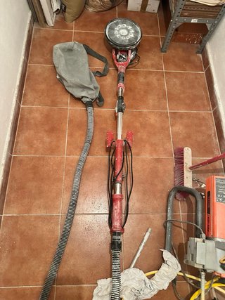 Lijadora de pared con aspiración