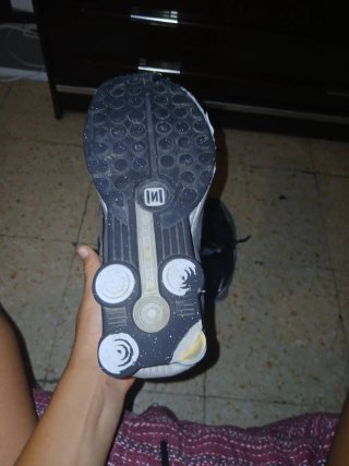 Nike Shox R4 Gris y Azul