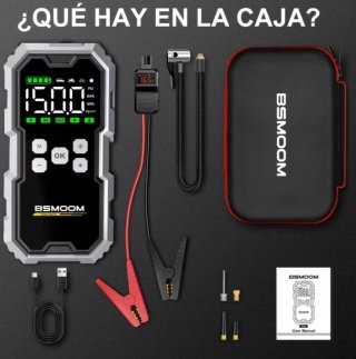Arrancador+Compresor de 12800mAh /21800mha y 26800
