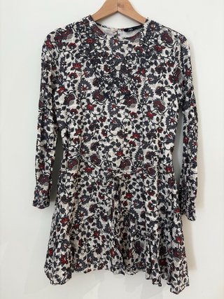 Blusa Zara Estampada Talla M