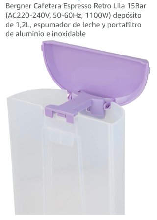 Cafetera Retro Bergner Morada