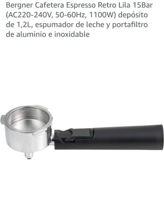 Cafetera Retro Bergner Morada