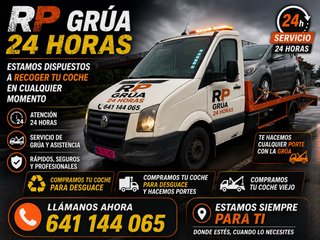 Servicio R P. Grua , 24 horas.