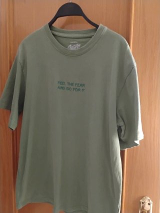 Camiseta Pull&Bear verde militar M