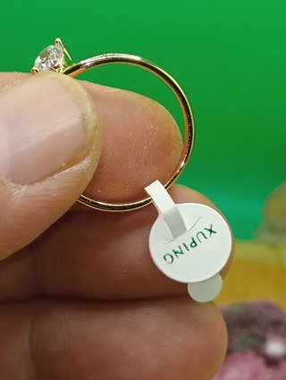 Anillo Xuping Oro 14k con Circonitas