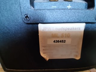 Jamo JPW Altavoces HIFI y Subwoofer Negro