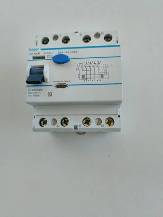 Interruptor Diferencial Hager CD 480M 80A