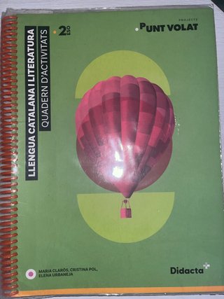 Llengua catalana i literatura, 2 ESO. Quadern d...
