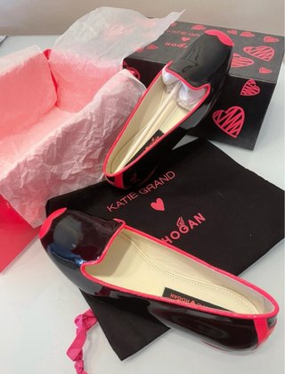 Ballerine Hogan Nere e Rosa Nuove