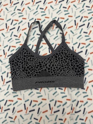 Top deportivo con estampado leopardo talla M