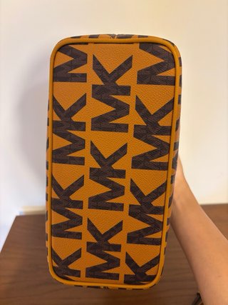 Mala Michael Kors tom mostarda/castanho