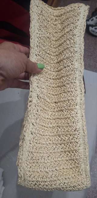 Bolso de rafia beige Nuevo