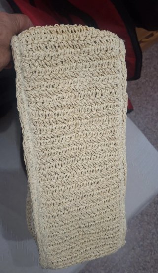 Bolso de rafia beige Nuevo