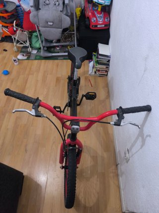 Bicicleta BMX Monty Negra y Roja