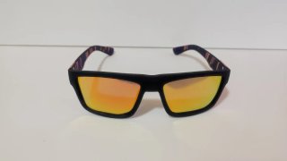 Gafas de sol polarizadas negras y multicolor
