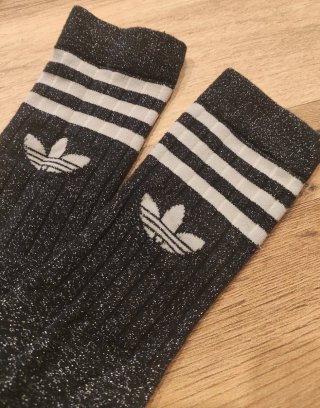 2 pares de calcetines clásicos de purpurina-Adidas