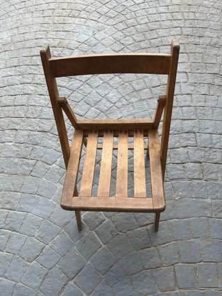3 Sillas Plegables de Madera