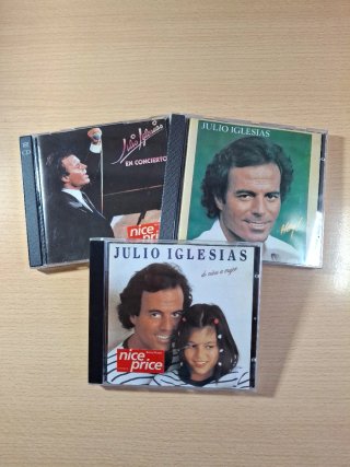 Lote 3 CDs Julio Iglesias