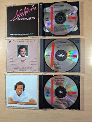 Lote 3 CDs Julio Iglesias