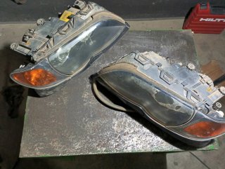 Faros Xenon originales BMW E46 (Desperfectos)