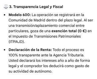 PROPUESTA DE COMPRA DE LICENCIA DE TAXI (MADRID)