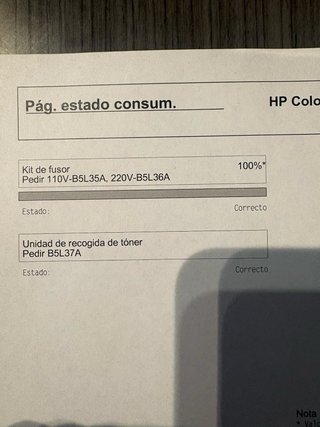 Impresora HP Color Laser Jet Enterprise M553